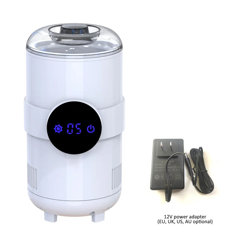 Electric Milk Foamer Heater White For Coffee Cappuccino Hot Chocolate Stainless Steel Automatic Milk Frother