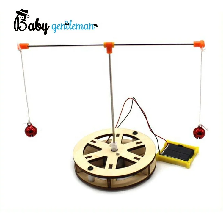 2023 Windmill Car Toy Wooden Physical Experiment Assembled Model Kit For Kids Z04039G