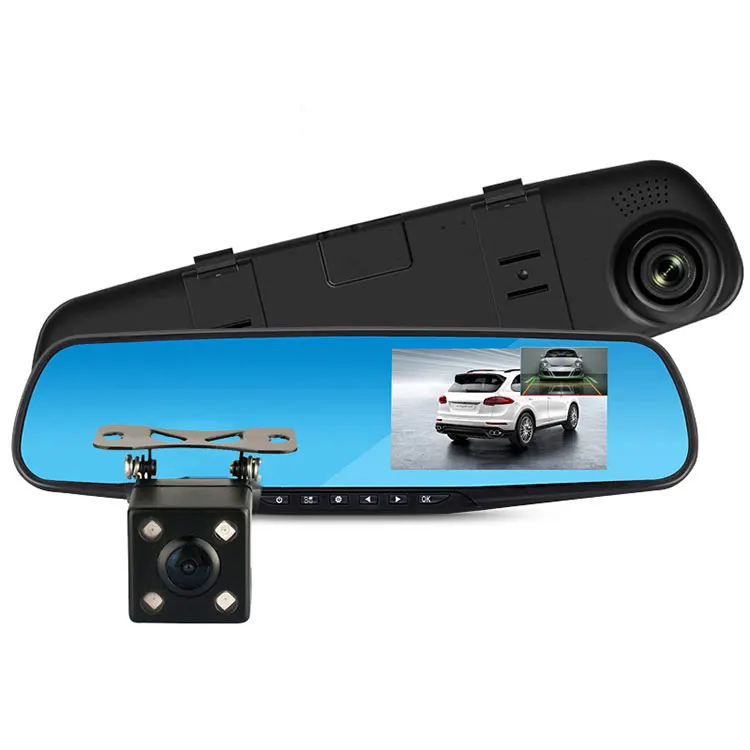 Dual Lens Car Dash Cam Rear View Mirror Auto Car Recorder Video HD 1080P Dash Vehicle Camera