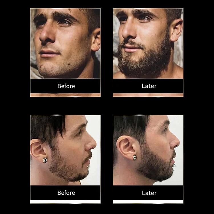 Custom logo Men Beard Growth Grooming Kit Beard Care Private Label Beard Wash Shampoo and Conditioner