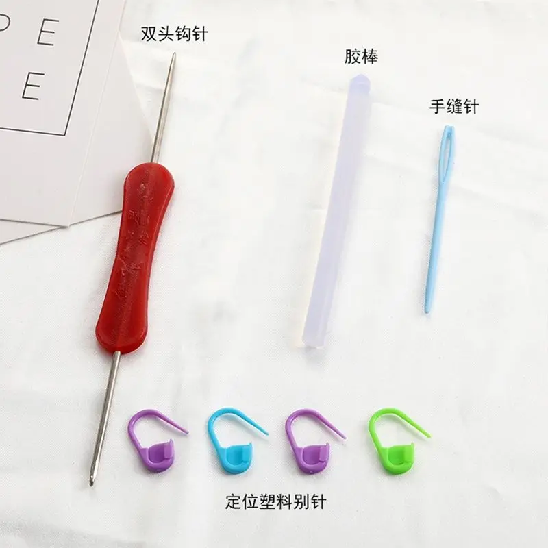 DIY Crochet Hairpins kit Amigurumi Hair Accessories Handmade Hairpin Flower Hairpins kit for gift