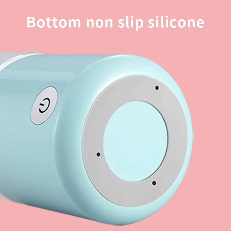 ODM OEM USB Rechargeable Small Mixer Blender 6 Blades Electric Juicer Mini Portable Blender Fruit Mixers