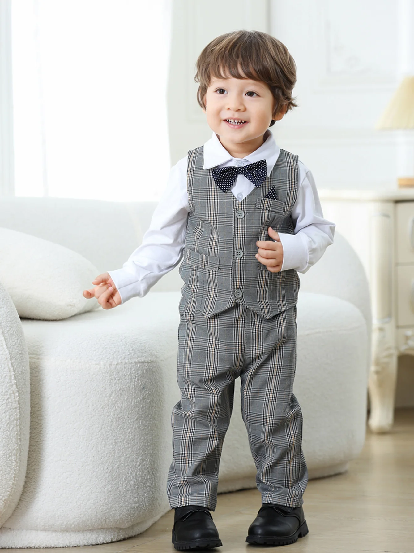 Birthday wholesale toddler 3-6 month baby boy suit clothes for children