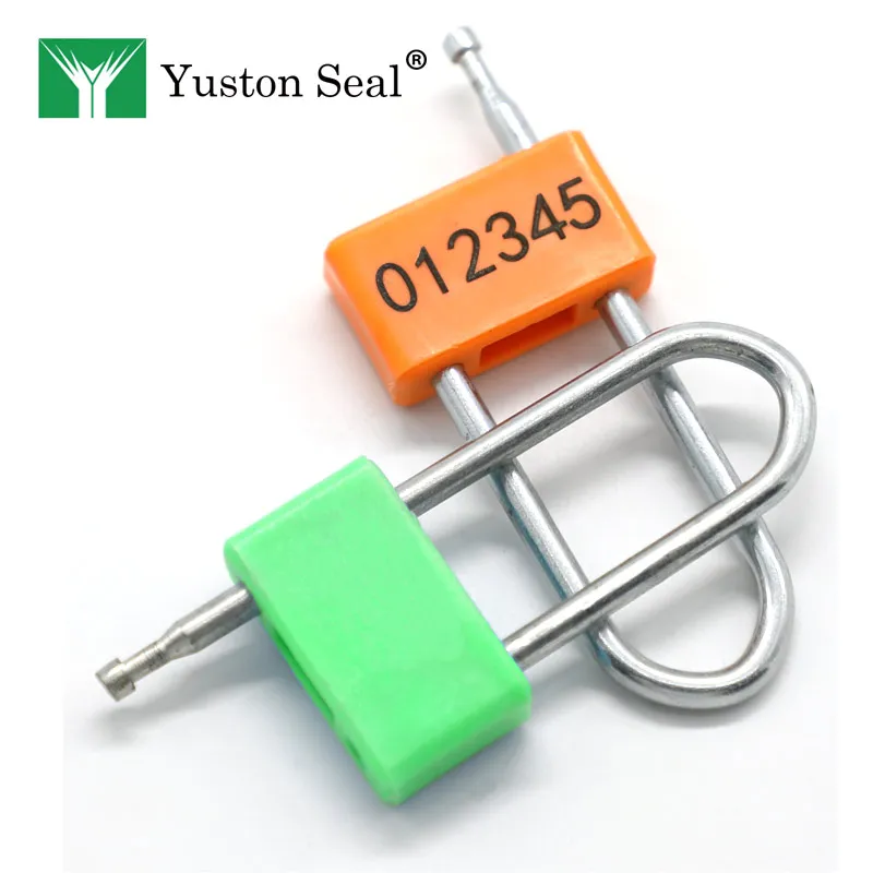 YTPL001 disposable safety plastic pp airline use padlock seals for cash bags