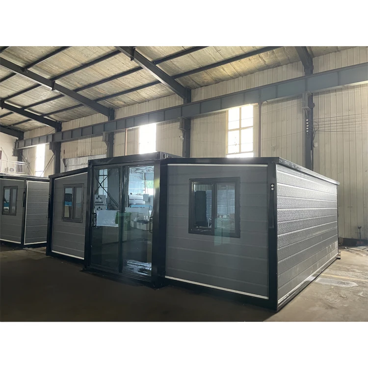 China Luxury Prefabricated Prefab Luxury Push Out 20ft Expandable Container Houses Home Office Cabin Shelter