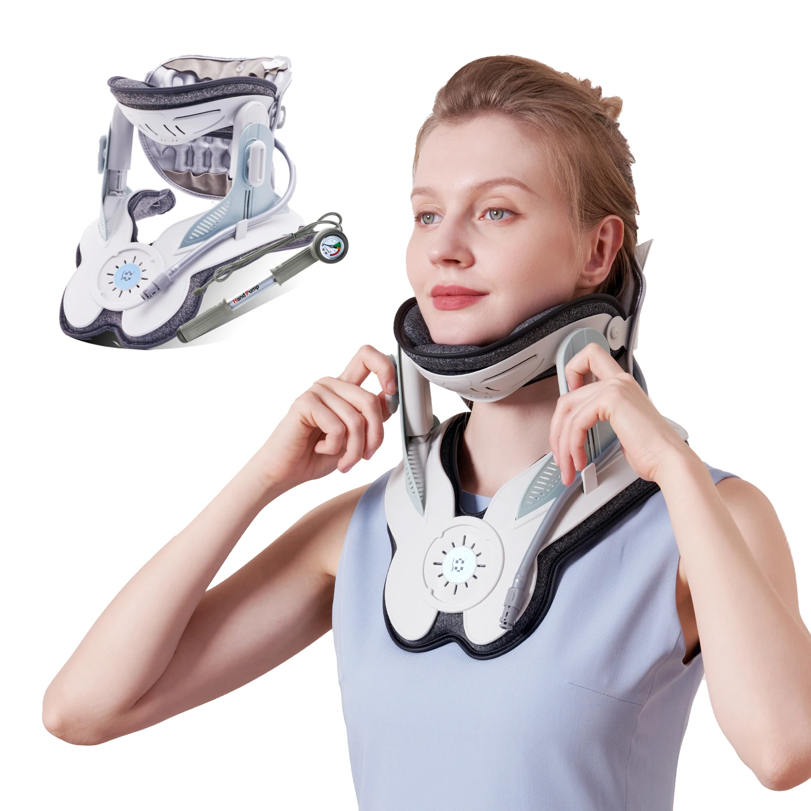 2024 Medical Equipment Cervical Traction Device With Decompression Belt Neck Collar