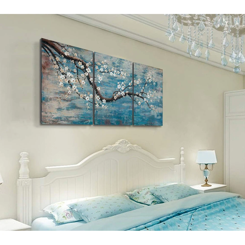 Modern Abstract Canvas Wall Art Decor Large Framed Wall Hanging Posters Prints for Living Room Bedroom Office Deco Style Design