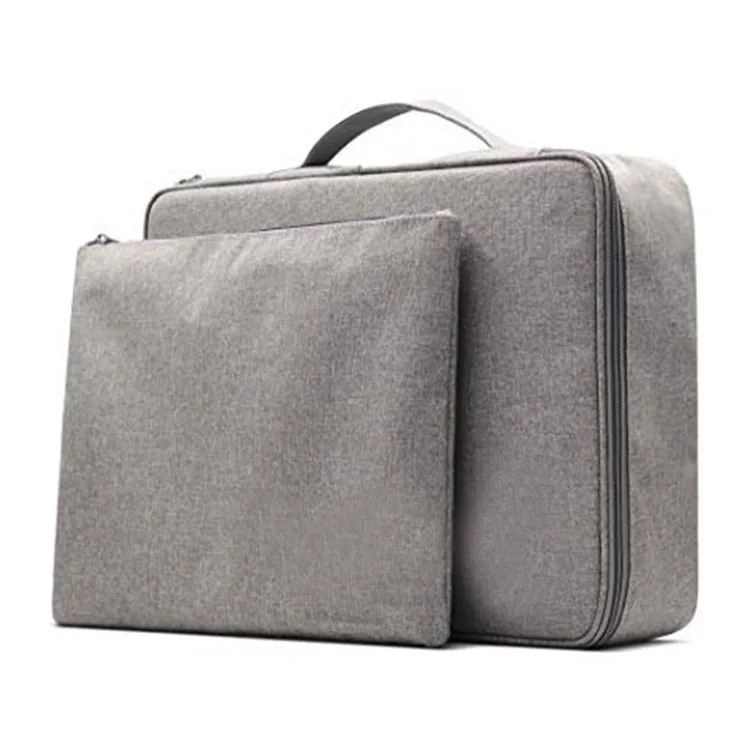 Waterproof Oxford Document Bag A4 Size document Holder Zipper Closure Portable Filing Pouch File Pocket Organizer