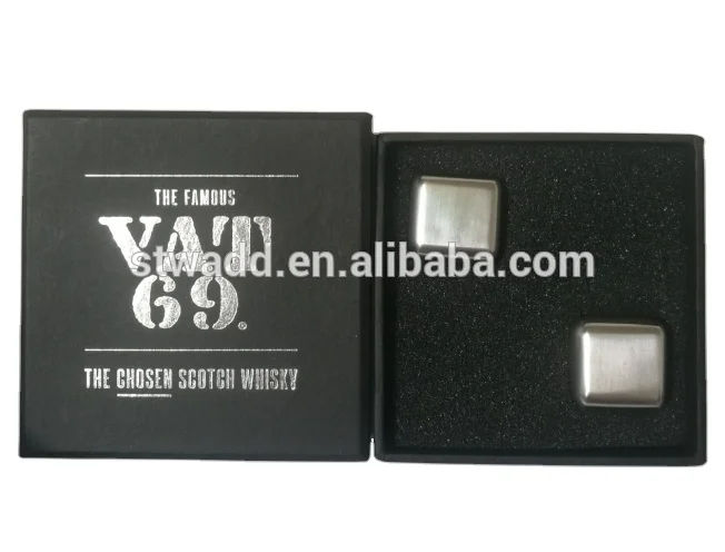 INEEDU STWADD High Quality Stainless ice cube,STWADD Whiskey Stone square shaped Whiskey Stone