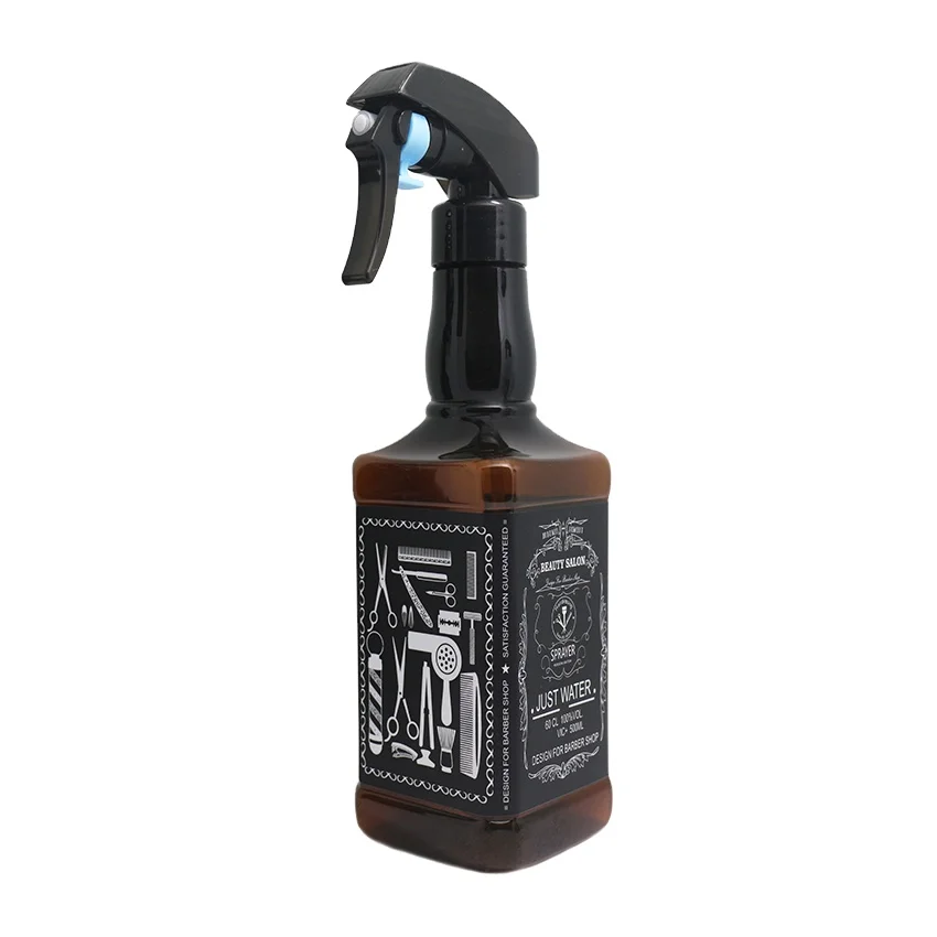 Guangzhou 500 ml Salon Plastic Trigger Water Bottle Joy Shake with Spray Hair Spray Bottle