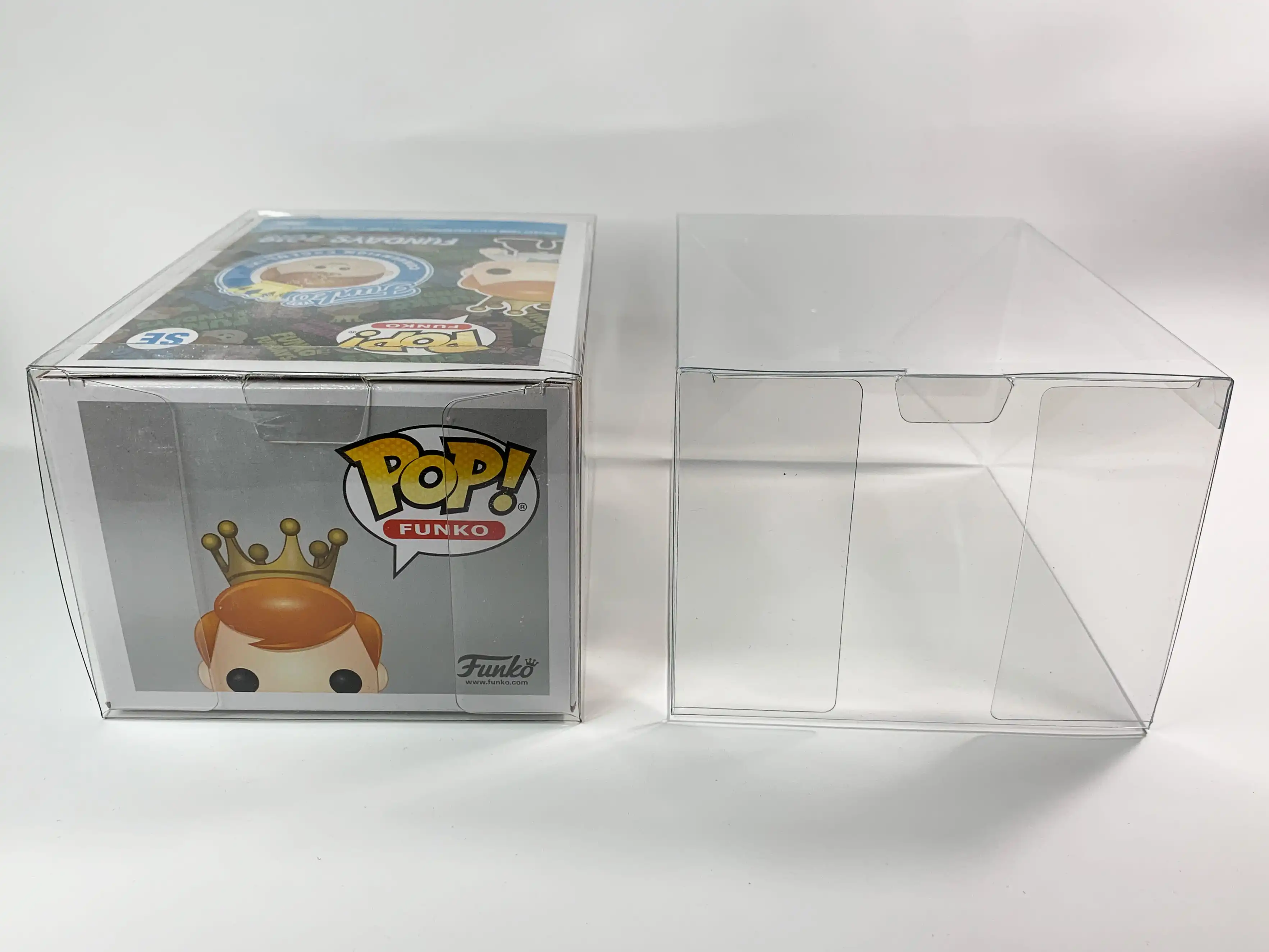 Promotion Printing PET Folding Clear PVC Toy protector display Packaging Box