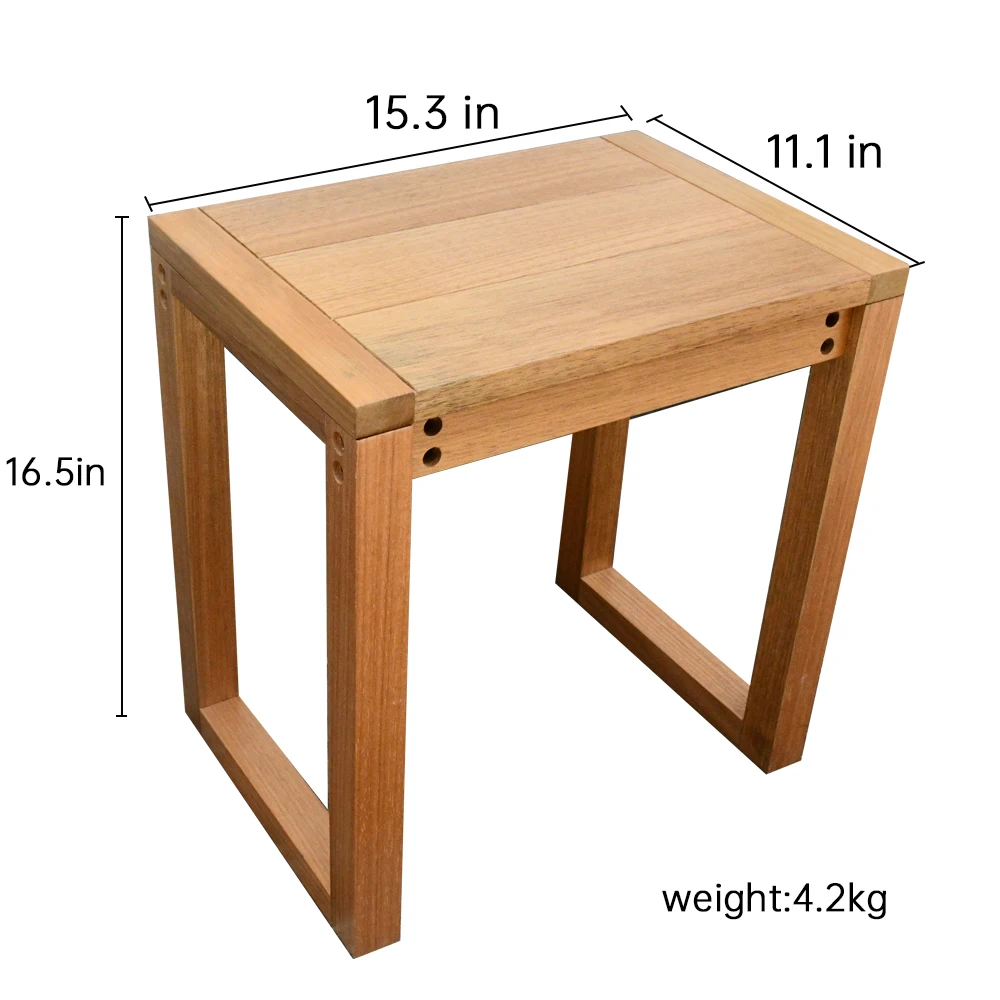 Новое поступление роскошная деревянная Водонепроницаемая ванна современная мебель для ванной комнаты из тикового дерева и бамбука подставка ног