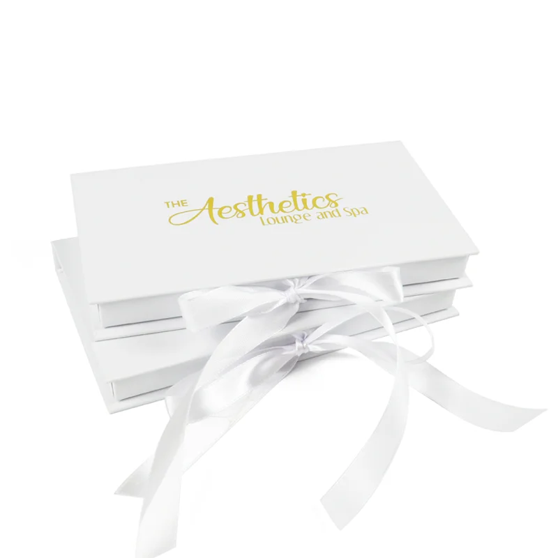 paper magnet cosmetic packaging product boxes reusable stash flap open rigid luxury gift card business box with inner