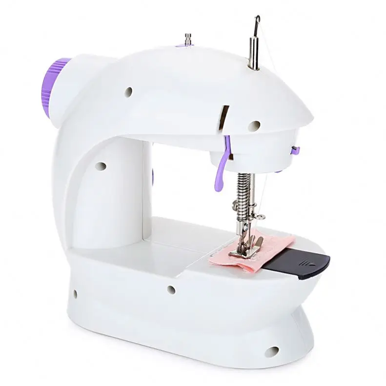 Zogift No MOQ  Mini Sewing Machine Portable Electric Sewing Kit with Dual Speed Double Thread