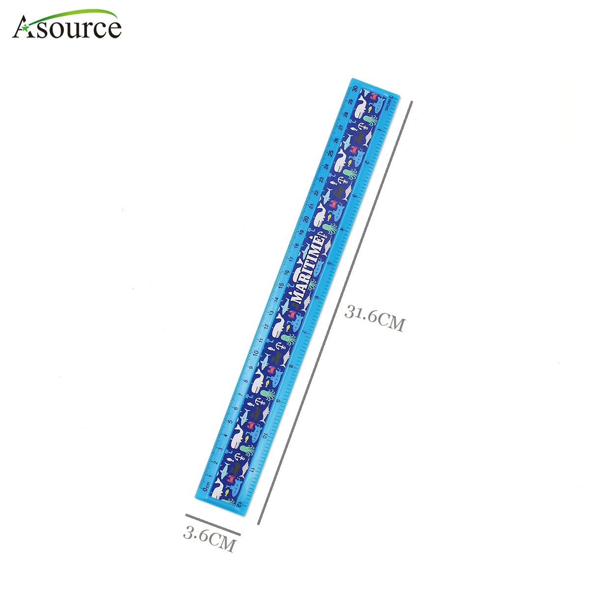 New Design Marine Ruler 30CM Custom School Ruler