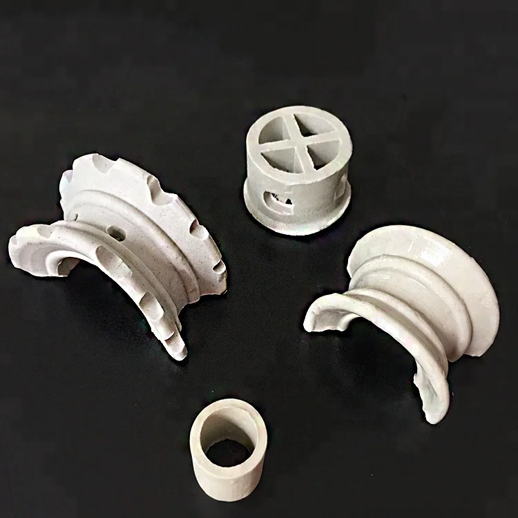 25mm 38mm 50mm 76mm Ceramic Pall Ring for Water Treatment