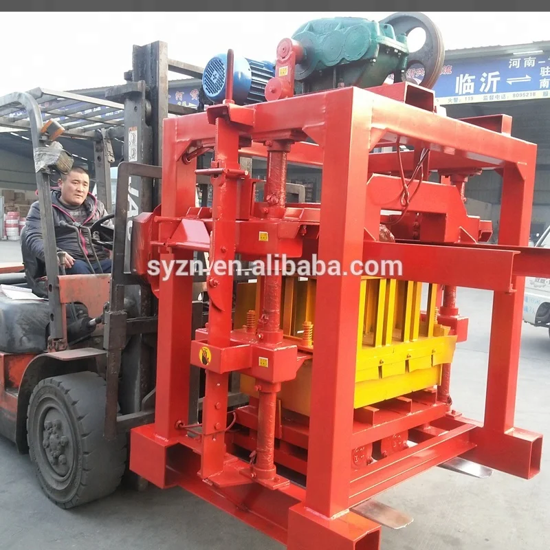 SY Building Block Machine QTJ4-40 Semi Automatic Manual Cement Concrete Hollow Block Making Machine Low Factory Price For Sale