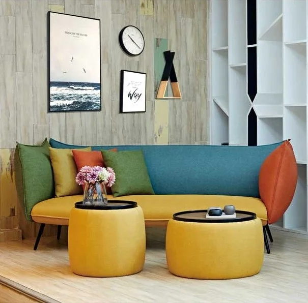 Simple Design Living Room Furniture Ottoman Seating Cheap Bar Stools Small Modern