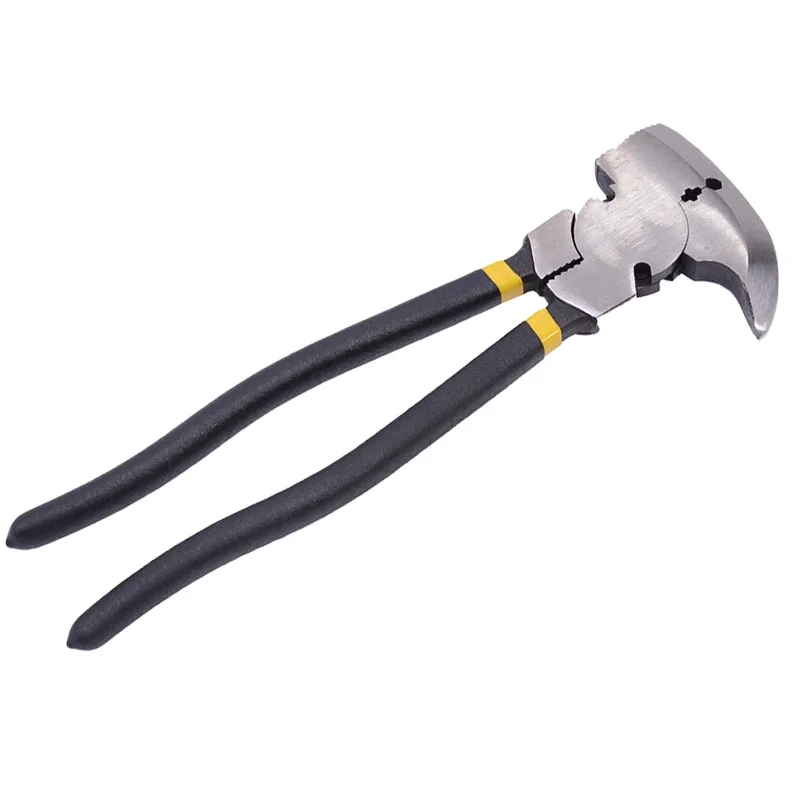 Heavy duty repairing wire garden fence pliers with hammer head