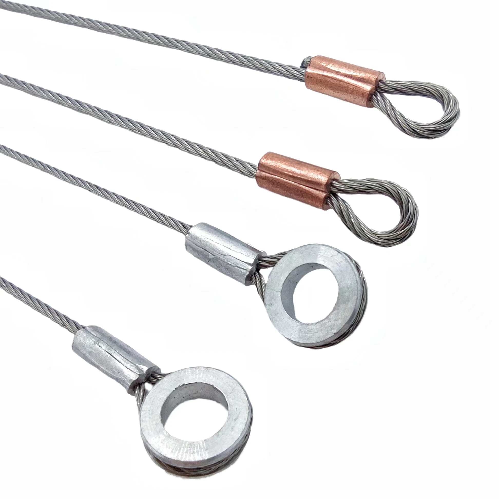 Оптовая цена с нейлоновым покрытием из нержавеющей стали кабель виниловым проволочный канат в сборе