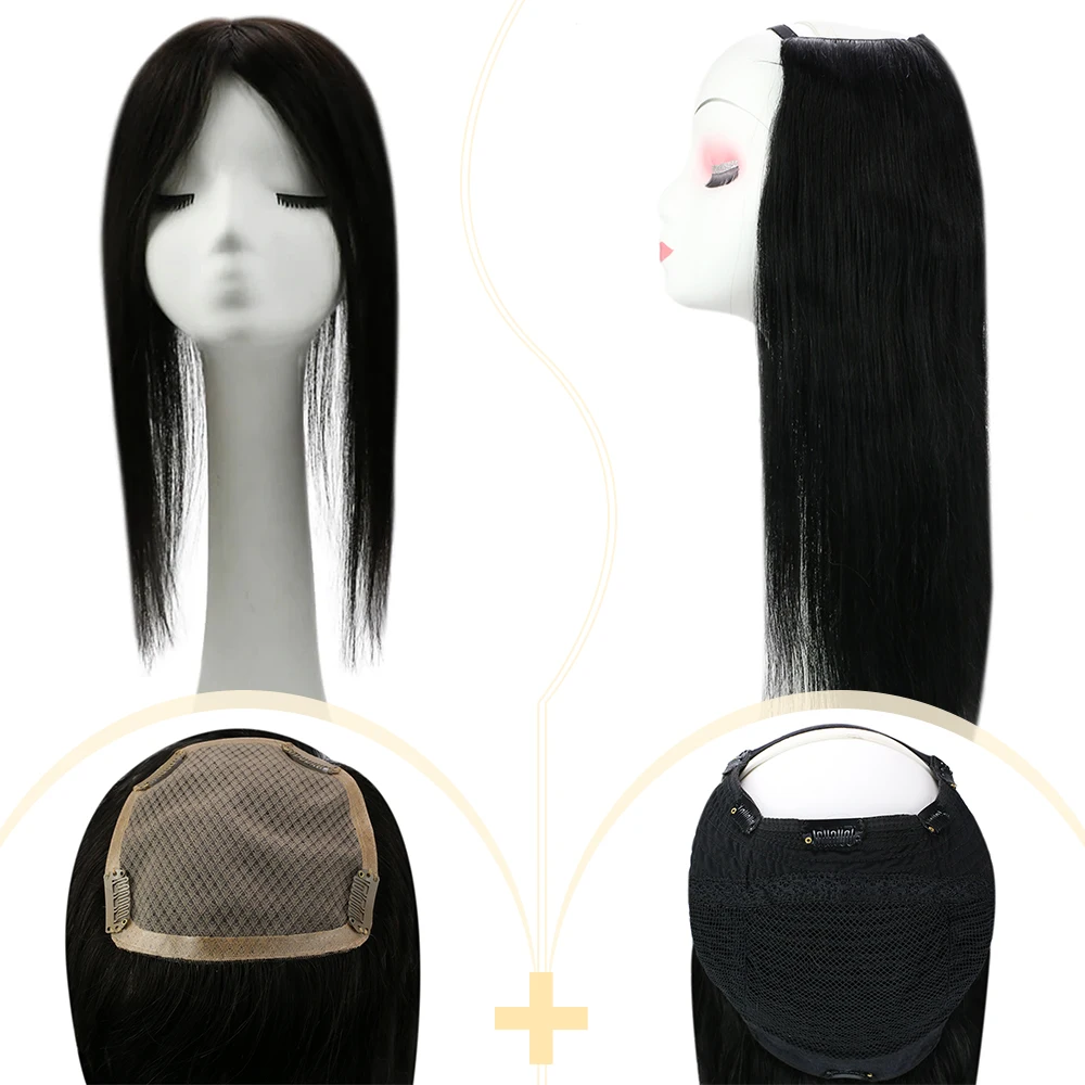 Full Shine Buy Together 25% Off Multiple Hair Color U Part Wig and Hair Topper