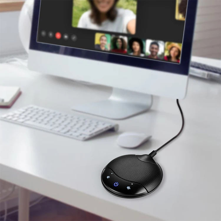 Портативный всенаправленный Конференц-микрофон USB конденсаторный микрофонный компьютерный мини-микрофон