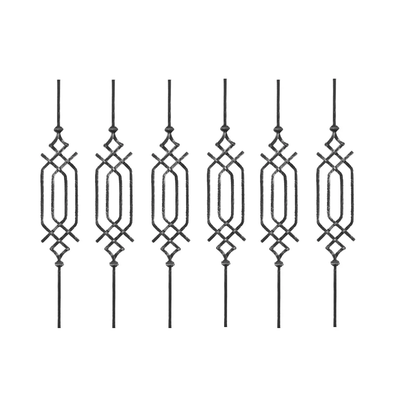 Qingdao KESHUNXIANG forging Garden Fence fitting wrought Iron ornamental iron