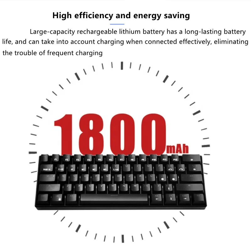 Hotsale 84 Keys Professional 3 Modes RGB Backlight Mechanical Keyboard Gaming Keyboard