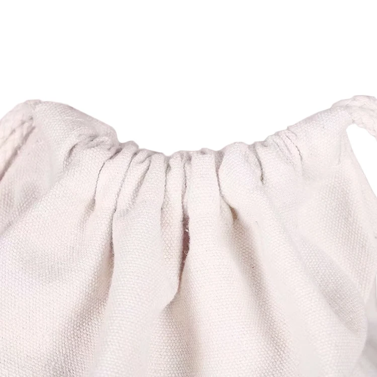 High Quality Natural Soft Cotton Linen Jewelry Packaging Bag with Logo