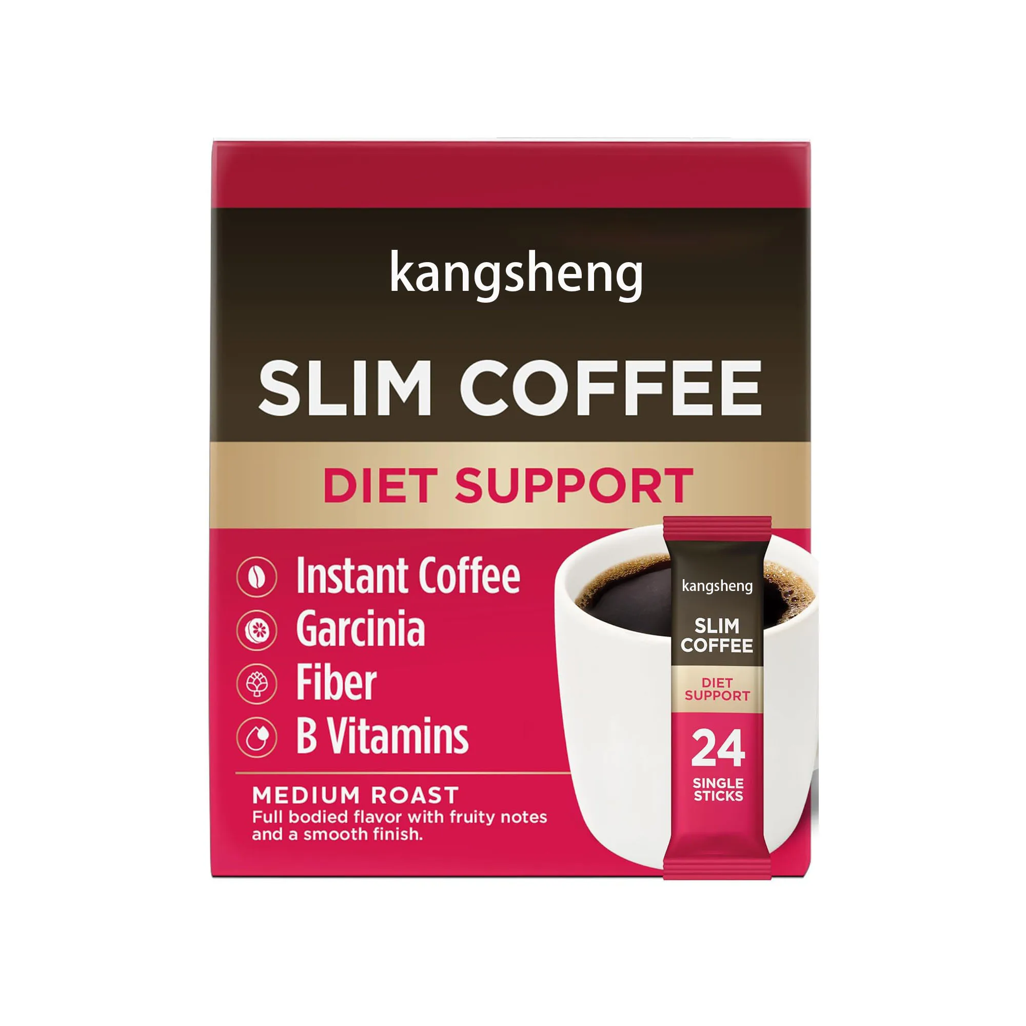 Private Label Slimming Instant Coffee Powder Suppresses Hunger and Promotes Digestion Beauty Product for All Ages