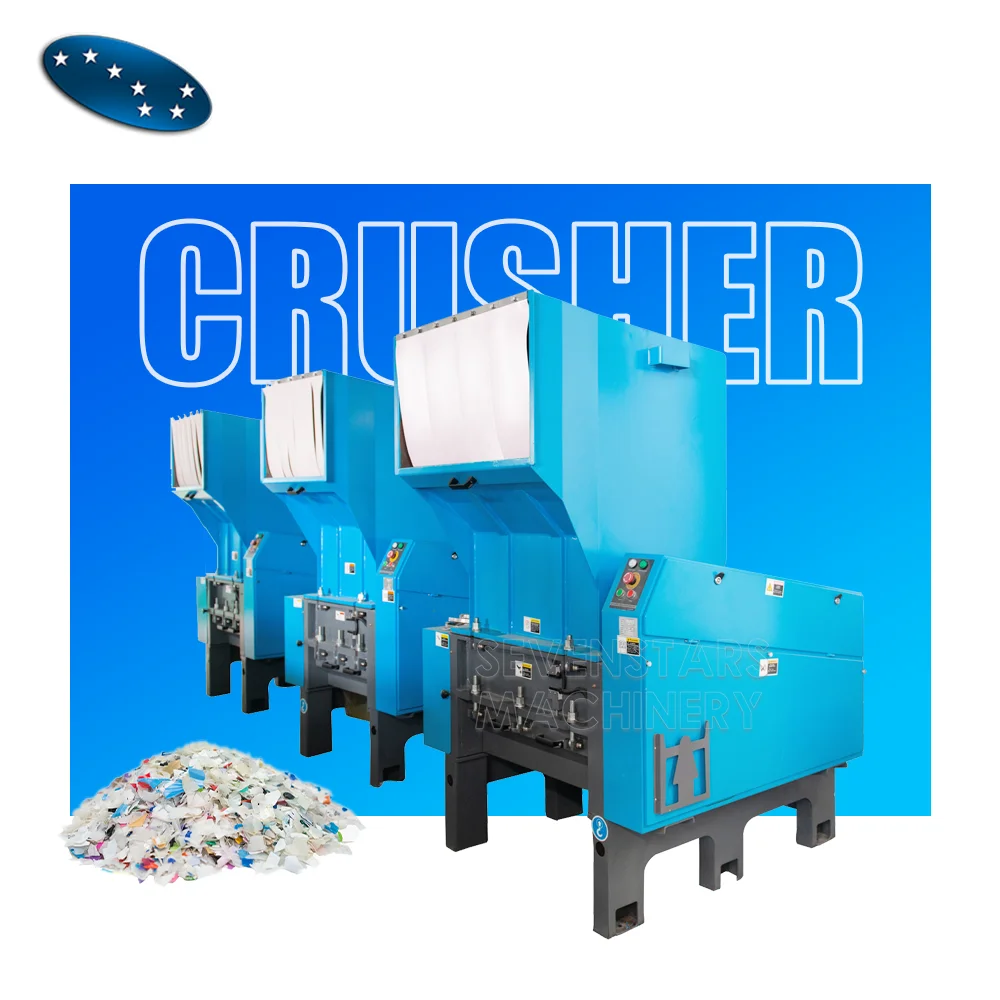Waste plastic sheet PET bottles plastic strong crusher plastic grinder