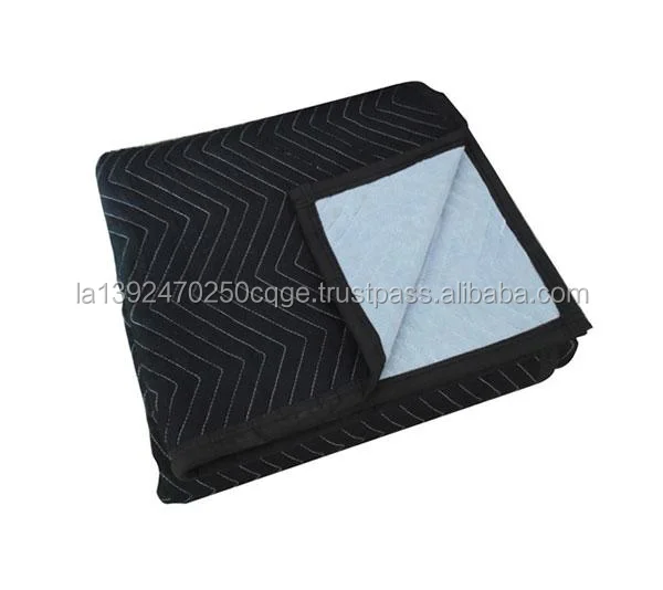 Durable 100% New Recycled Denim Cotton Fillers Moving Blanket For Protecting Furniture