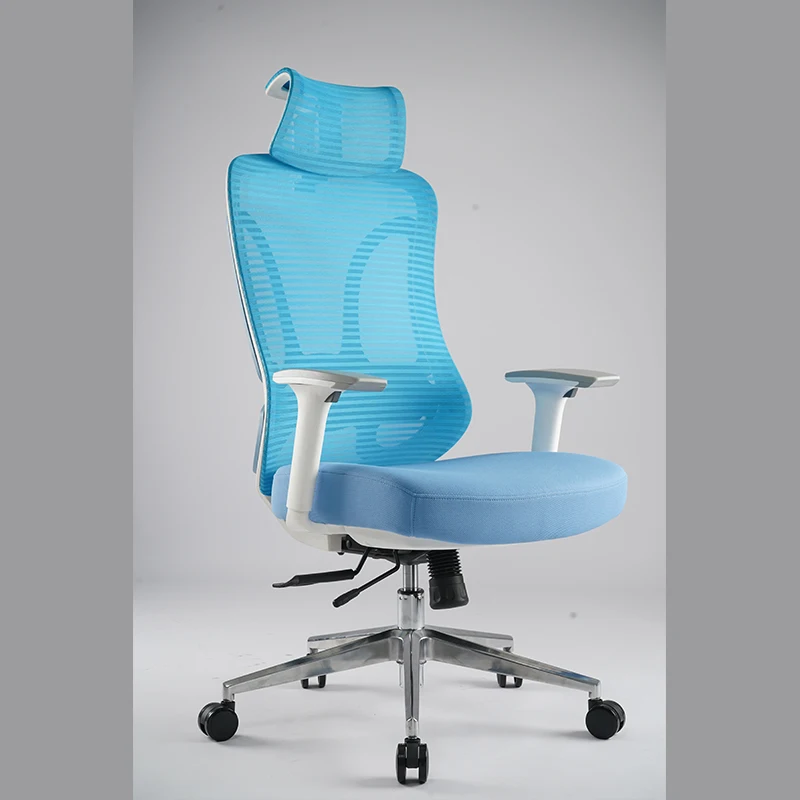 Flexible Bifma Ergonomic Design Blue Office Chair Swivel Conference Office Chair