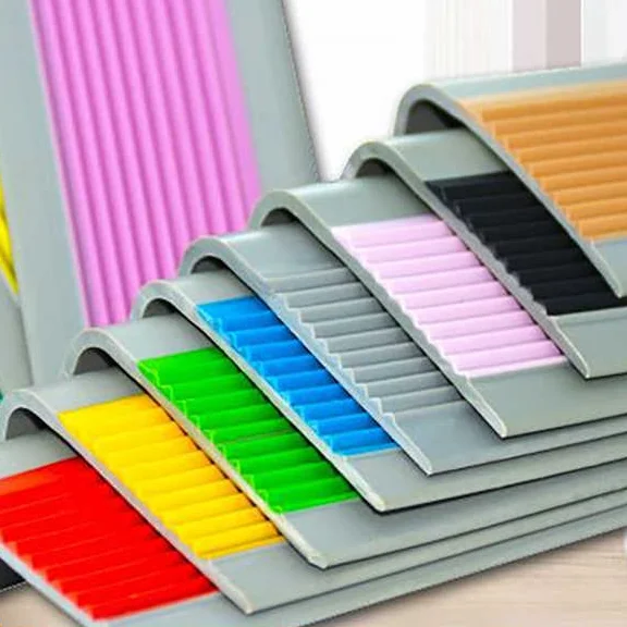 PVC Stair nosing anti skid floor stair treads non slip decorate strip