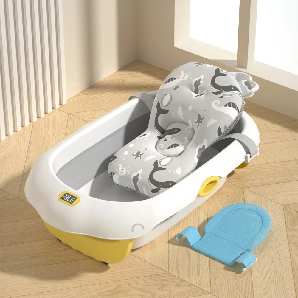Folding Bathtub Baby Portable Non-Slip Soft Mat Infant Toddler kids children plastic foldable new born baby bath tub