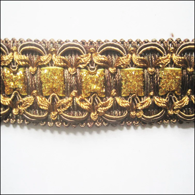 New Design Purple Gimp Braid Trimming For Curtain, Pillow, Lampshade