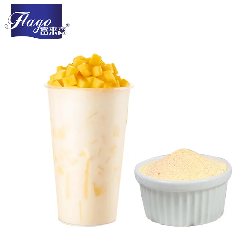 fruits powder food grade bulk instant drink Mango Flavor Pudding Powder