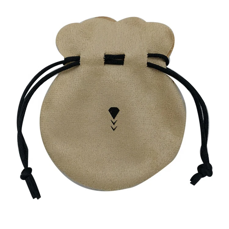 Hot sell 2021 new products pouch suede velvet drawstring bag for jewellery cosmetic