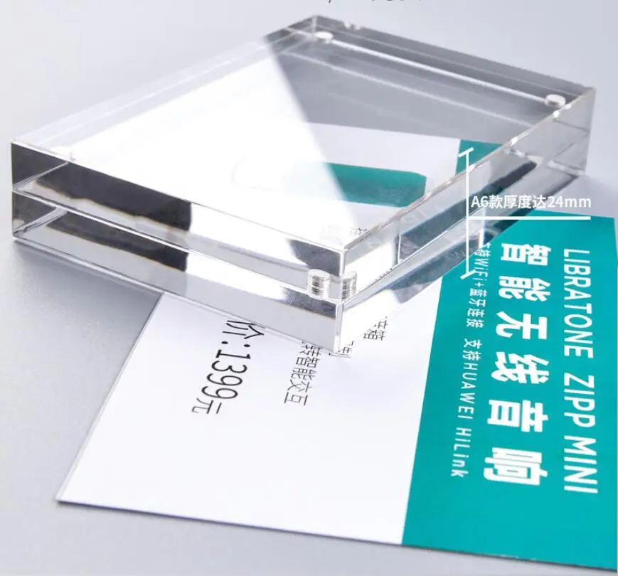 
Wholesale Custom Clear Acrylic Magnetic Photo Frame Block Picture Holder 