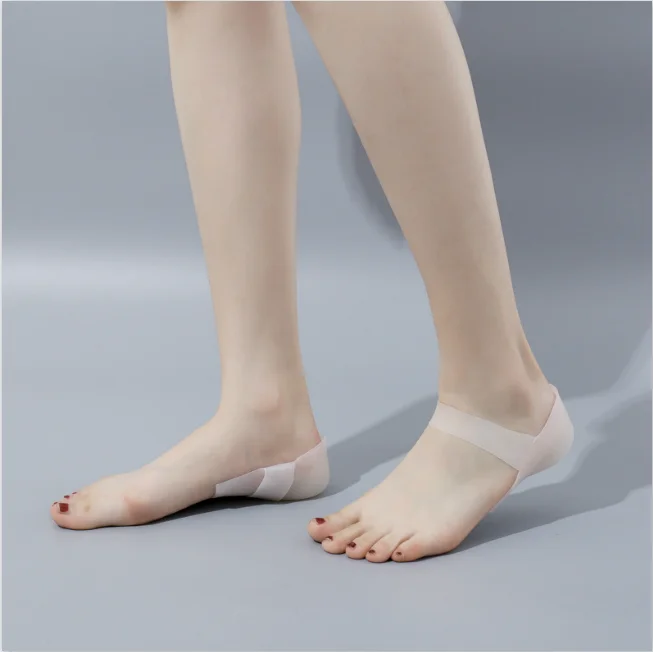 New Invisible Height Increase Insole Unisex Heel Pad Silicone Insole Foot Massage Orthopedic Arch Support Insoles for Shoes