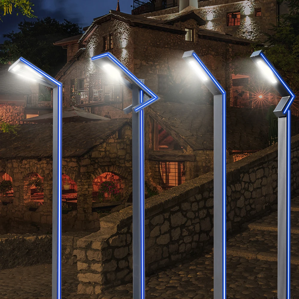 Wholesale supplier modern Outoors Patio Pathway Landscape outside Garden street road solar flood light waterproof//