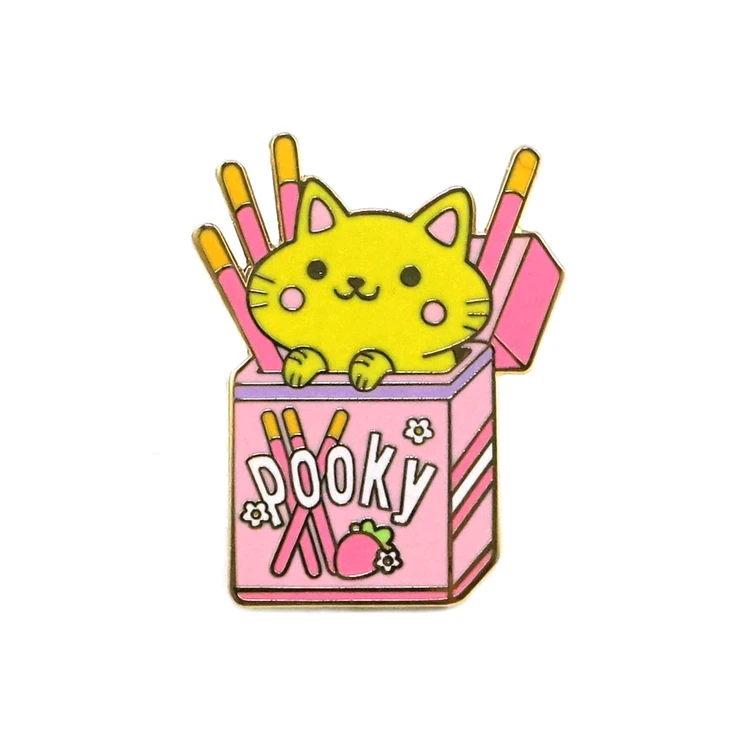 Оптовая продажа от оригинального производителя Westar, жесткие мягкие эмалевые значки с изображением милого кота, животного, индивидуальный дизайн, металлические современные заколки для воротника, шелкопряда, для лацканов