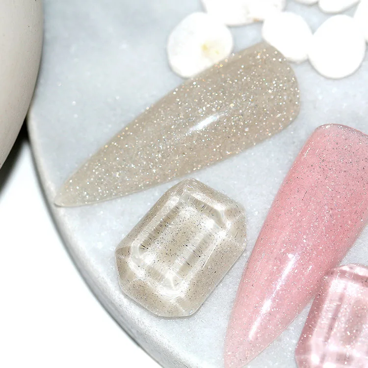 yidingcheng kg bulk private label liquid extension diamond shimmer poly builder nail gel