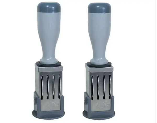 Wholesale Date Seal Stamps Machines Stainless and Rubber Office Date Chapter Stamps 32 mm Round Date Stamp Making Machine