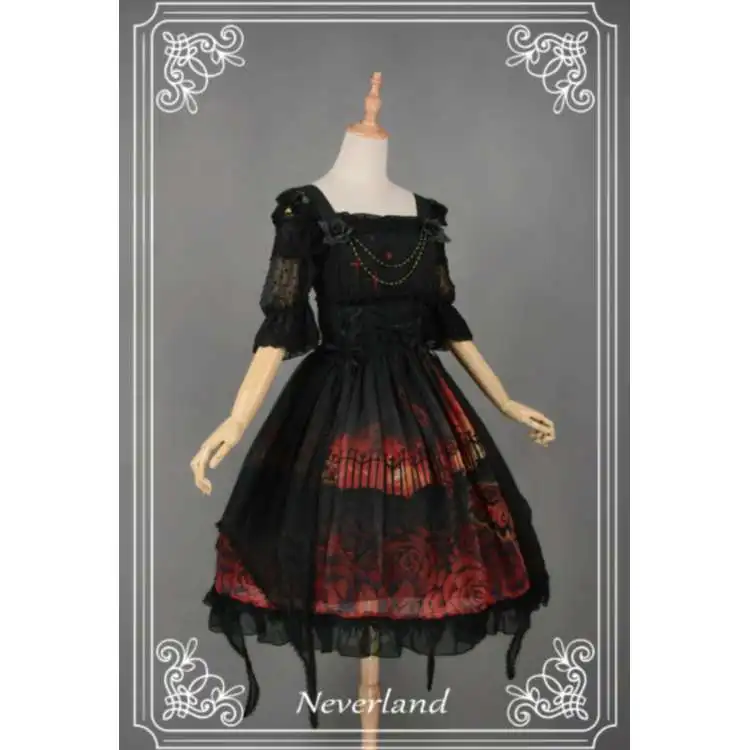 2021 China Gothic Lolita Classic Dress