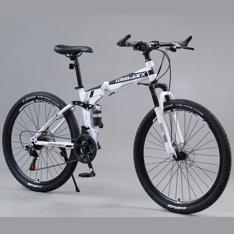 Mountain bike 26 inch variable speed folding shock-absorbing bike bicycle disc brake student mountain bike