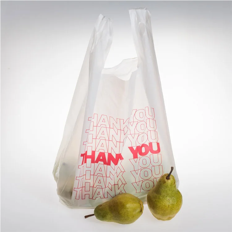 Bolso de compras plastico resistente del Polybag del del precio de fabrica con el logotipo modificado