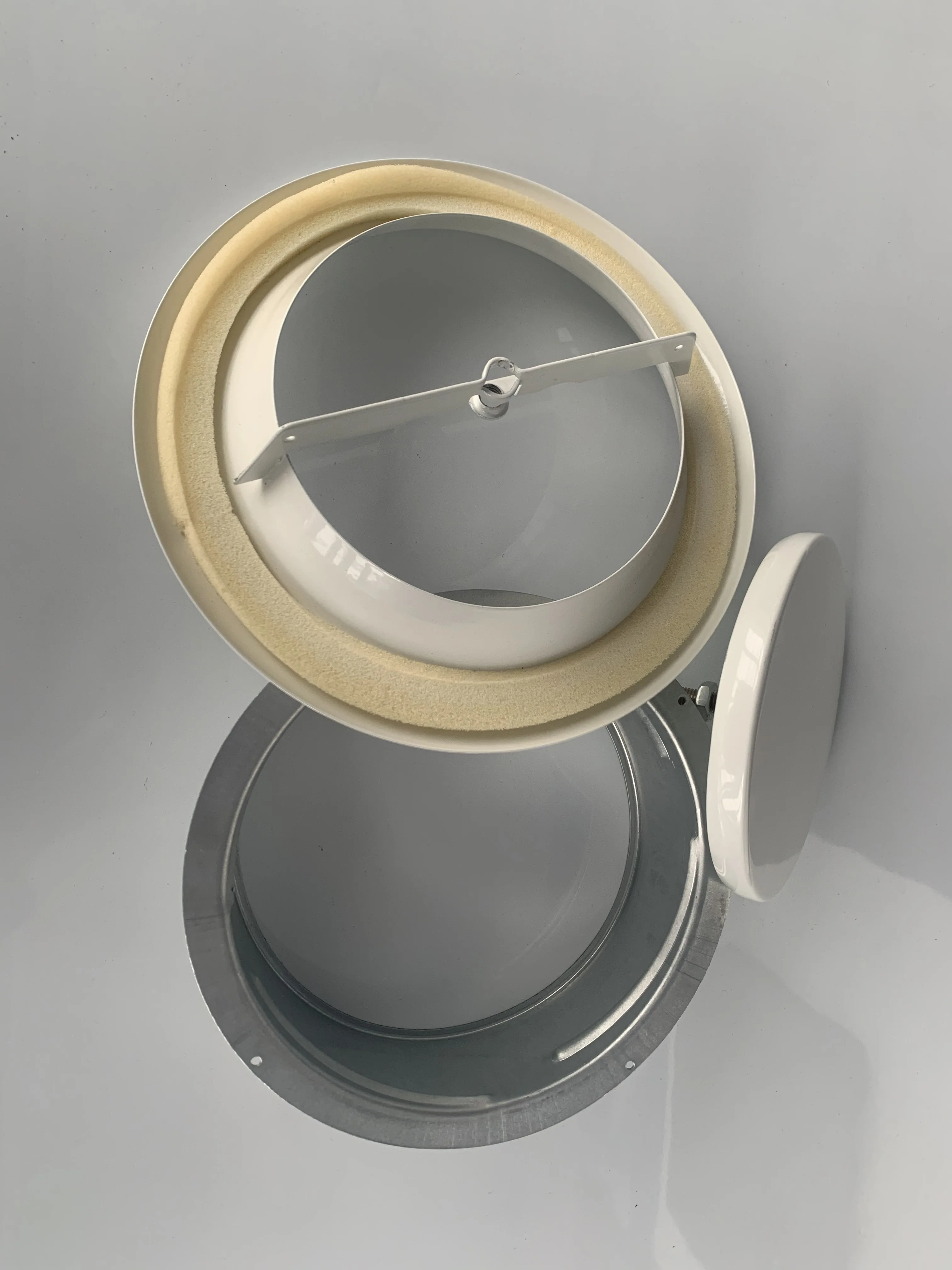 Return disc air exhaust valve, round fresh air valve, metal air vent valve