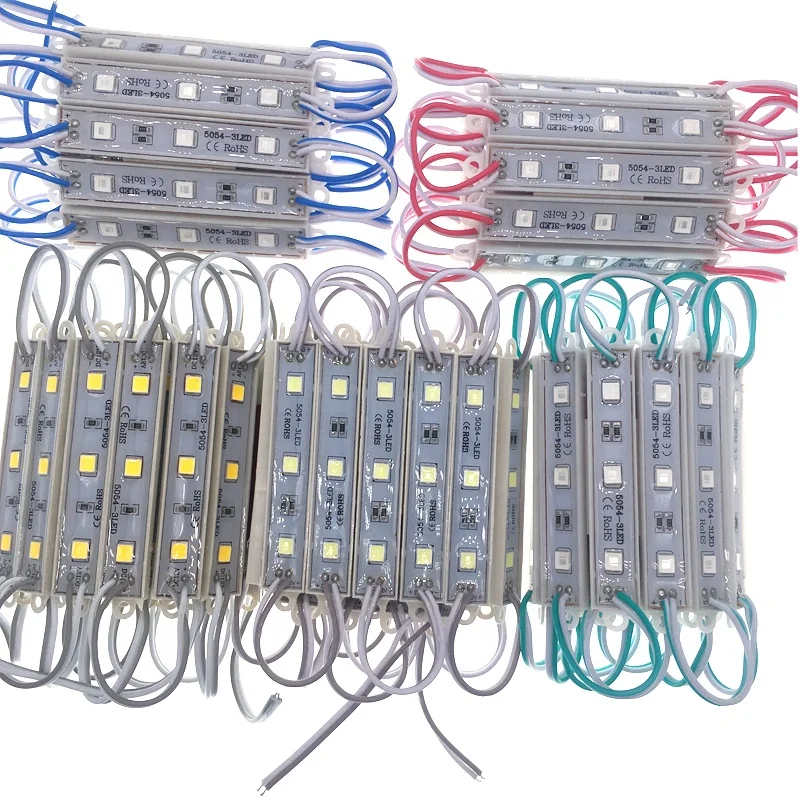 Заводская OEM низкая цена высокая яркость IP65 Smd 5054 3Led Ce Rohs светодиодные модули для рекламных знаков 0 75 w 5050 светодиодный