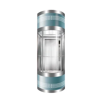 Luxury Design Villa House Elevator Lifts gearless motor for elevator elevators parts door shoe 4 person